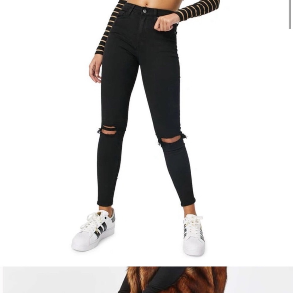 Top Shop W28 Leigh High Rise Jeans